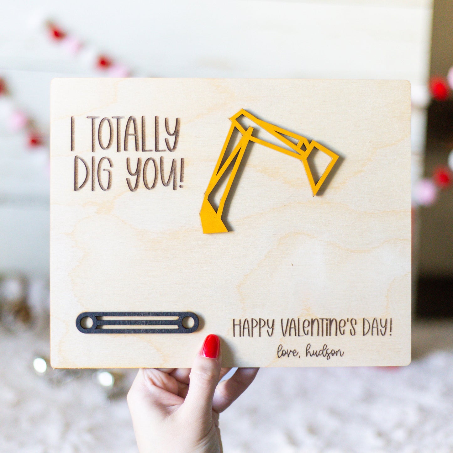 Solid Rock Design Co's Valentines Day Footprint Sign